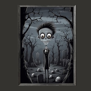 Frankenstein Wall Art for Kids Halloween Decoration | Jack Skellington-Inspired | High-Quality Downloads
