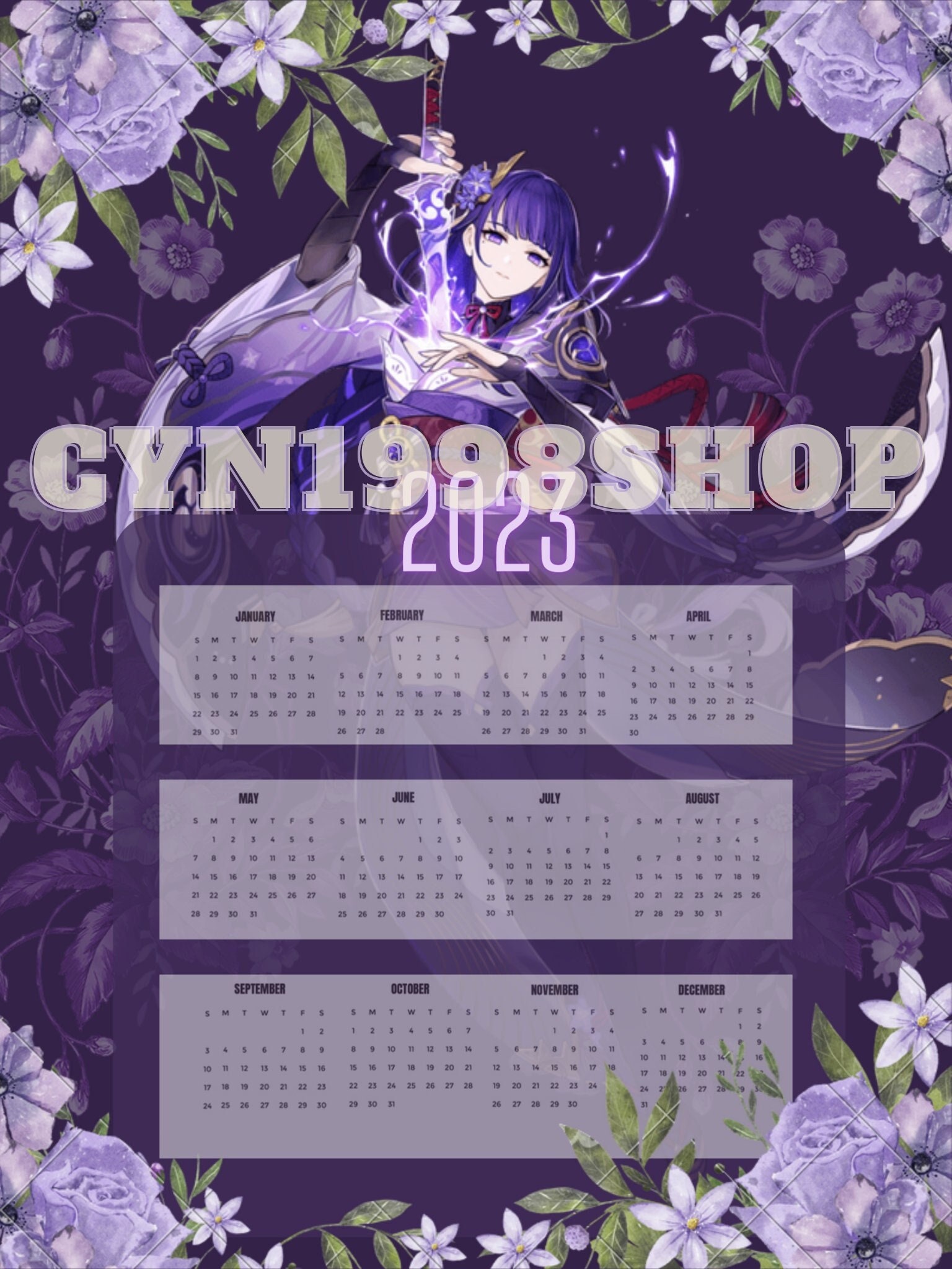 Genshin Impact January 2023 Calendar Features Scaramouche