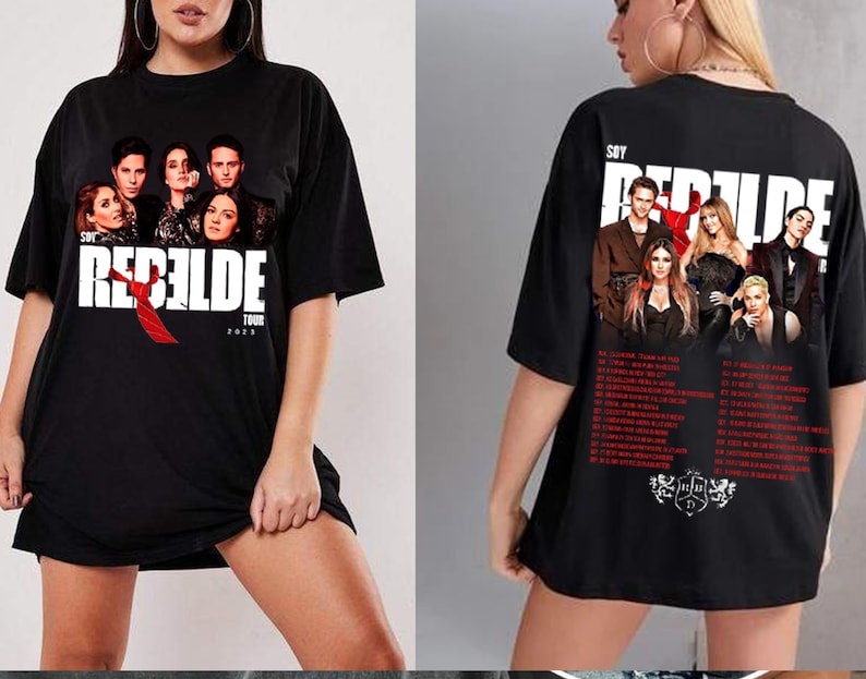 Discover RBD Touring 2 Side Shirt, RBD Concert T-Shirt, Mexican Shirt, Spanish Shirts
