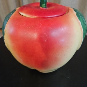 Vintage 1940s Apple Cookie Jar