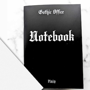 Libreta gótica lisa, tamaño A5, 60 páginas, papel de 100 g/m²