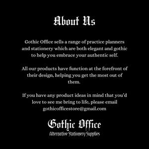 About Gothic Office, the alternative stationery brand.