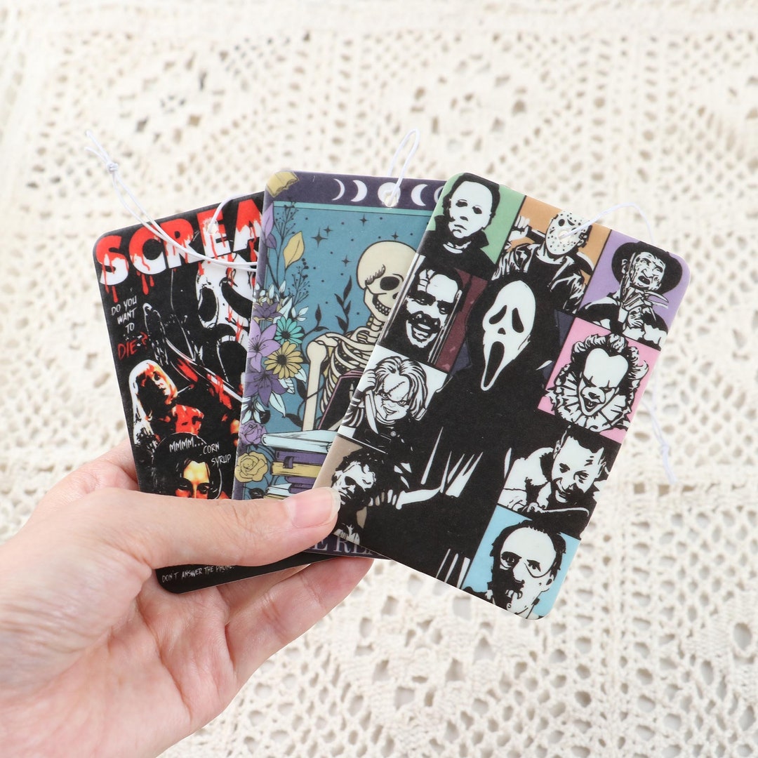 Horror Movie Car Pendant Halloween Car Air Fresh Charm Ghost Etsy