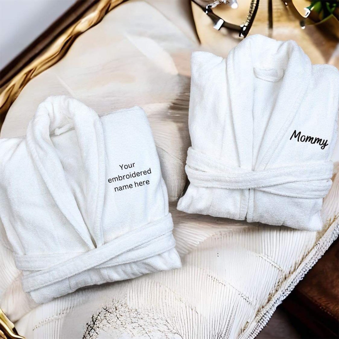 Personalized Bathrobes.embroidered Bathrobe. Custom Bathrobe. Etsy UK