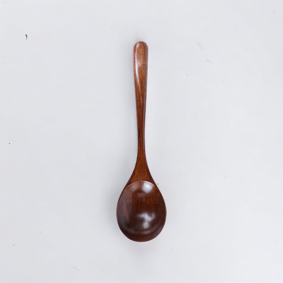 Japanstyle Handmade Wooden Kitchen Spoon Handmade Spoon, Walnut Spoon, Housewarming Gift