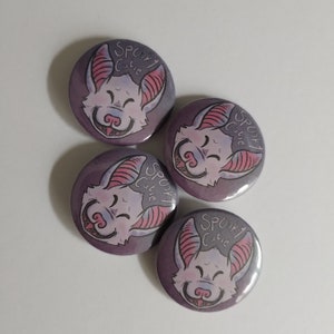 Bat &quot;Spooky Cutie&quot; Badge