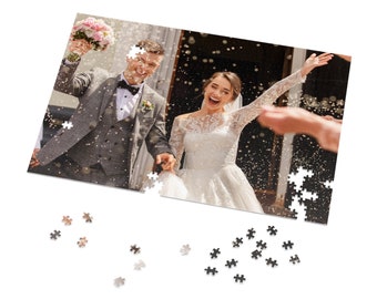 Custom puzzle from photo, Personalised puzzle for adults 1000 pieces, Family Photo Portraits, Jigsaw Puzzle (30, 110, 252, 500,1000-Piece)