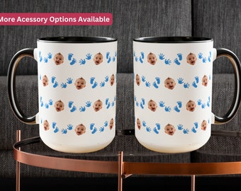 Custom Baby Face Mug, Personalised Face Mug, Your Dogs Face Mug, Child Photo, Your Husband's Face Mug, Father's Day Gift, Mother's Day Gift