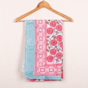 Cotton Beach Sarong, Indian Hand Block Print Sarong, Swimwear Cover-Ups, Beachwear Accessories