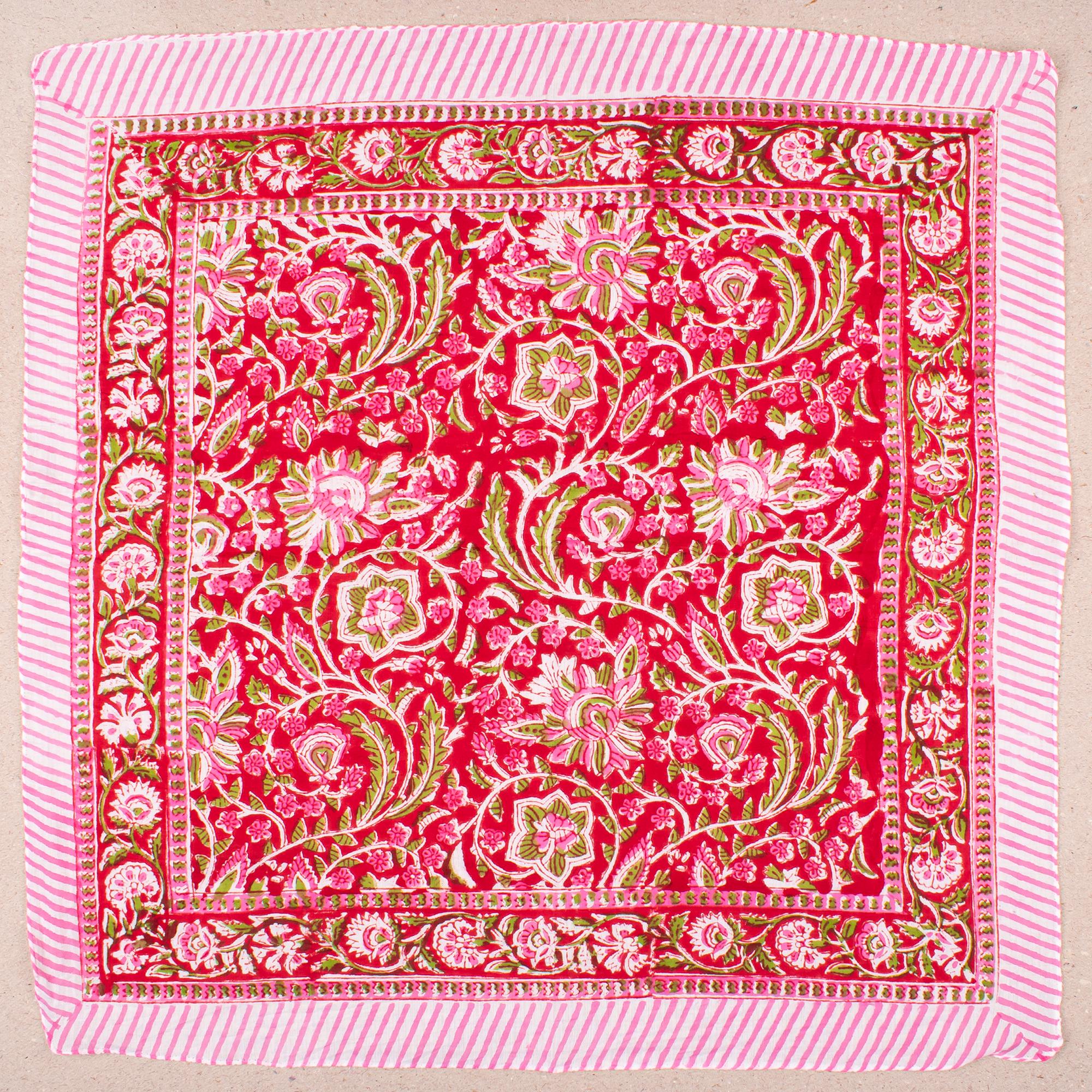 Foulard imprimé en coton Bandana Rose Feeka - Femme | Place des Tendances