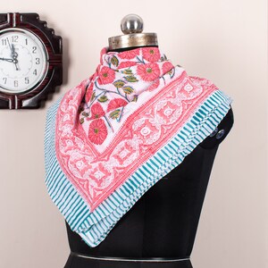 Cotton Beach Sarong, Indian Hand Block Print Sarong, Swimwear Cover-Ups, Beachwear Accessories