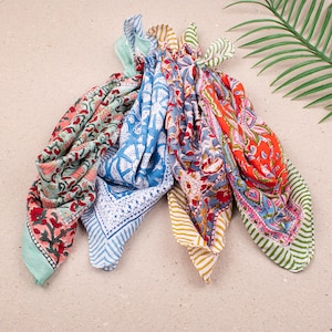 Set Of 4 Premium 100% Cotton Bandana – Soft & Breathable Everyday Essential