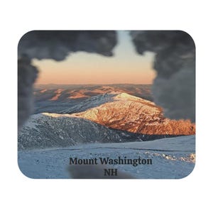 Mount Washington Mouse Pad, Unique NH Gift, Franconia Notch, NH 4000, New Hampshire Gift, White Mountains, Gift For Hiker, NH Mug