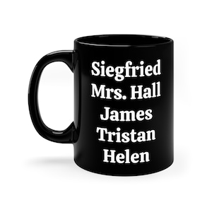 All Creatures Great and Small Coffee Names Mug, Yorkshire Gift Mug, Yorkshire Dales Coffee Mug, Yorkshire Dales, Drovers Arms Mug, Darrowby