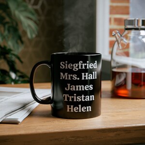 All Creatures Great and Small Coffee Names Mug, Yorkshire Gift Mug, Yorkshire Dales Coffee Mug, Yorkshire Dales, Drovers Arms Mug, Darrowby, James Herriot, Skeldale House, All Creatures Great and Small gifts, All Creatures Great and Small mug