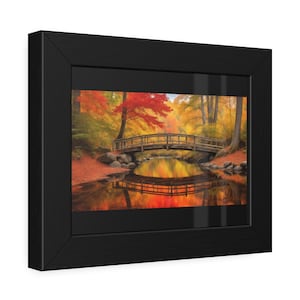 New Hampshire Laub gerahmt 200x150, Franconia Notch, White Mountains, NH Fall, NH 4000, Herbst, Mount Washington