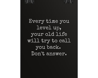 Personal growth quote wall decor 5x7, Inspirational quote wall art 5x7, Life transformation quote poster 5x7, Motivational quote poster