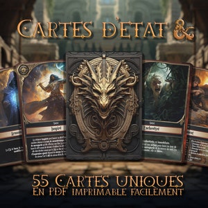 Cartes d'état Donjons et Dragons 5e - PDF à Imprimer