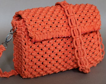 orange messenger bag