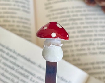 Marque-page champignon - cadeau lecteur fantastique