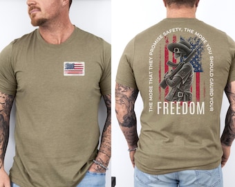 Guard Your Freedom PNG: Patriotic USA Design, American Flag Png, USA Png, 2nd Amendment Design, Dtf Transfer File, Digital Download