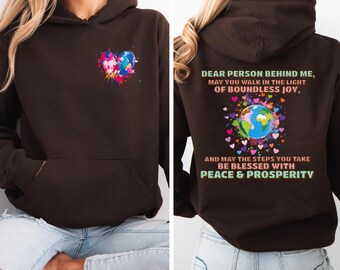 Dear Person Behind Me Png, Front Back Png, Positive Affirmation png, Spread Kindness, Make Someones Day, Person Behind Me Shirt Png, Dtf