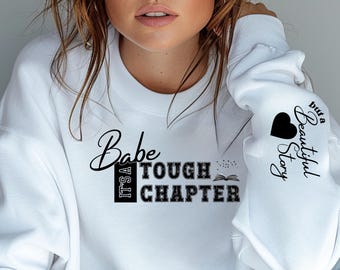 It's a Tough Chapter PNG: Inspirational Sayings PNG, Sublimation Design, Motivational Png, Mental Health Png, Print on Demand PNG, Original