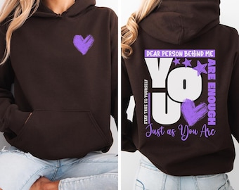 Just As You Are Png, Dear Person Behind Me Png, You Are Enough Svg, Tshirt Design, Inspirational Png, Positive Affirmation, Digital Download
