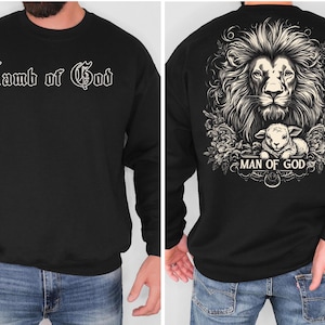 Man of God/Lamb of God PNG, Christian Png, Modern Christian , Trendy Shirt, Hallelujah Png, Bible Verse Png, God Png, digital download