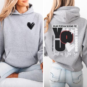 Just As You Are Png, Dear Person Behind Me Png, You Are Enough Svg, Tshirt Design, Inspirational Png, Positive Affirmation, Digital Download image 4