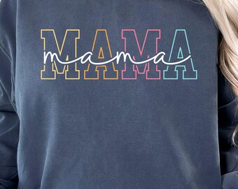 Mama Silhouette SVG: Mom T-Shirt Design, Uplifting Grandma Svg, Sublimation Mom Gift, Inspirational Cricut Cut File (Digital Download)