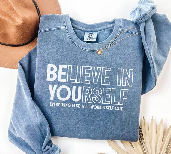 Believe In Yourself Png, Be You Motivational Streetwear Design, Inspirational Quote for T-Shirts, Positive PNG, Cricut File
