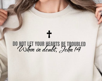 John 14 SVG: Pray Bible Verse, Faith Shirt Design (Digital Download)