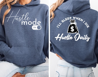 Hustle Mode SVG PNG: Entrepreneur Svg, Gym Design, Motivational Svg, Hustle & Grind Design, Sublimation Design (Digital Download)