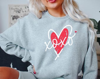 XOXO Heart Design: Valentine's Day Sublimation (PNG Download)