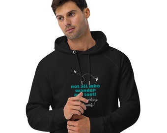 Wanderlust Hoodie: Organic Cotton Travel Graphic Hoodie