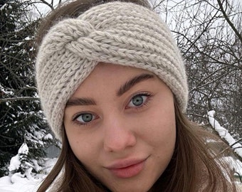 Twisted Earwarmer Crochet Pattern: Beginner Handmade Headband PDF