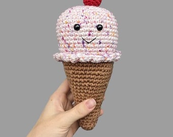 Ice Cream Amigurumi Pattern, Crochet Ice Cream Pattern, Toy Pattern,Doll Crochet Pattern PDF