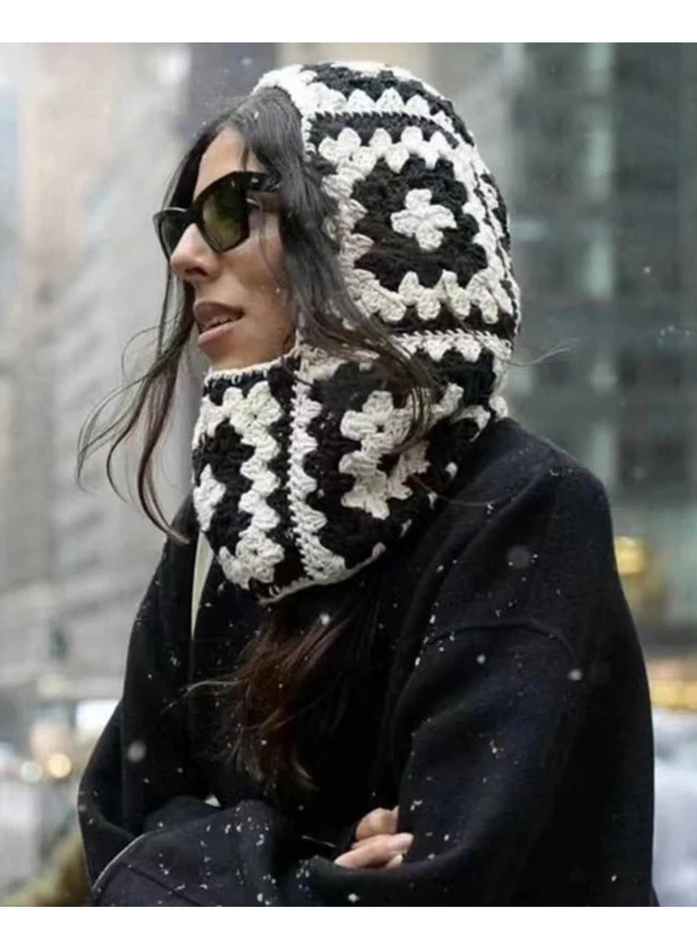 帽子 OODE CO summer knit balaclava Balaclava Beanie Motorcycle Cycling Hood Hat Face Mask UV