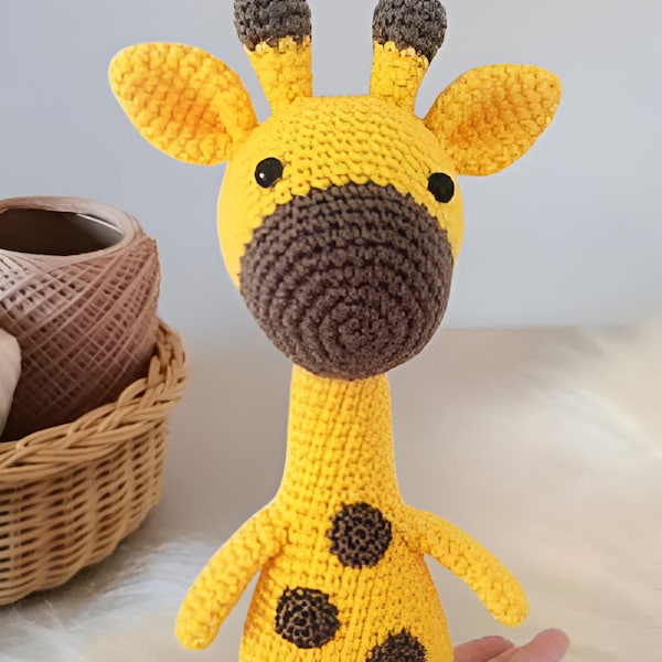 Baby Giraffe Crochet Pattern, Amigurumi Plushie Pattern,Amigurumi Giraffe Pattern, Crochet Doll Pattern PDF