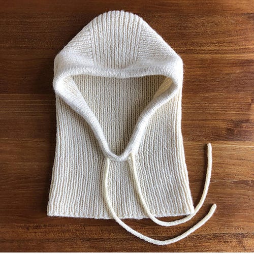 Beginner Knitting Pattern, Easy Balaclava Hood (PDF Pattern)