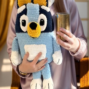 Bluey And Bingo Pattern, Amigurumi Bluey Pattern,Amigurumi Bingo Pattern, Heeler Dog Crochet Pattern PDF ( English )