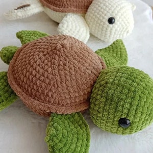 Turtle Crochet Pattern, Amigurumi Plushie Pattern,Amigurumi Turtle Pattern, Crochet Doll Pattern PDF image 8