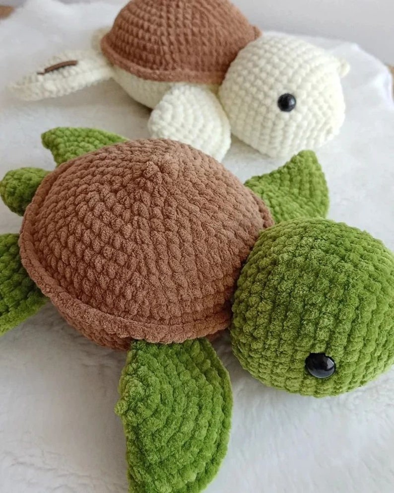 Turtle Crochet Pattern, Amigurumi Plushie Pattern,Amigurumi Turtle Pattern, Crochet Doll Pattern PDF image 8