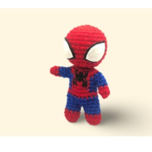 SpiderMan Amigurumi Crochet Pattern: Super Hero Doll (PDF Pattern)
