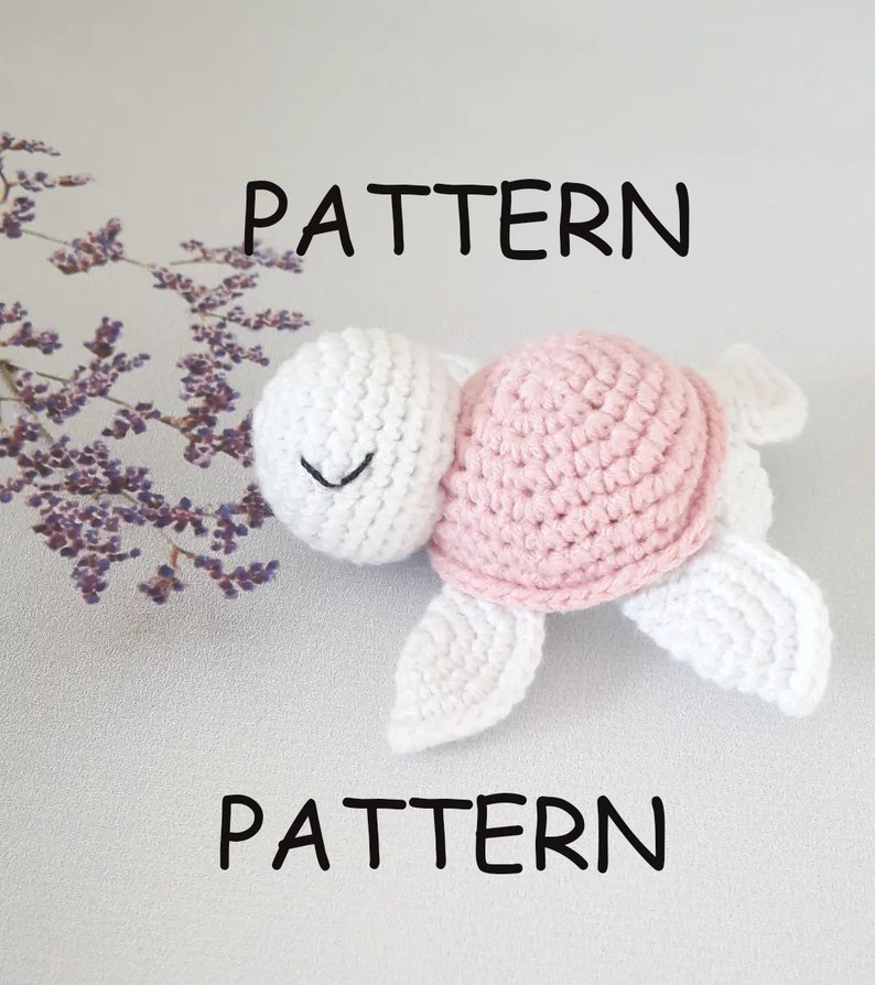 Turtle Crochet Pattern, Amigurumi Plushie Pattern,Amigurumi Turtle Pattern, Crochet Doll Pattern PDF image 6