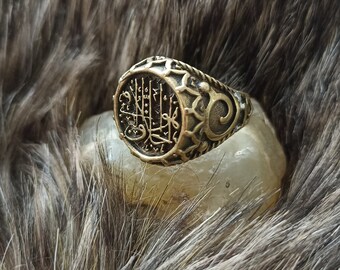 Anillo de hombres antiguos, Anillo de hombres, Joyería de Turquía, Anillo tallado a mano, Anillo personalizado para hombres, Anillo de hombres vintage