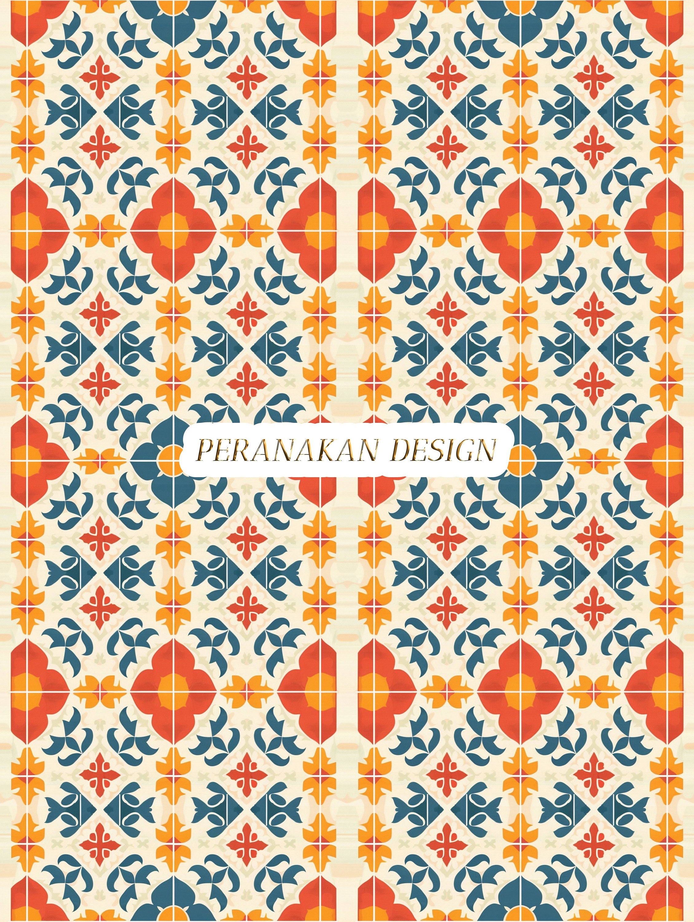 アート・デザイン・音楽 Peranakan Tiles SINGAPORE Singapore, Peranakan Tiles, composite 1