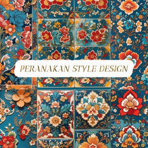 Peranakan | Peranakan Design | Nyonya Tiles | Traditional | Peranakan Heritage | Singaporean Art | Asian | Peranakan Patterns | Malaysia
