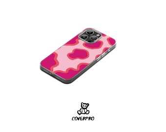 Gradient Patterned Pink MagSafe Tough Phone Cases, iPhone 11-iPhone 14 Pro Max.